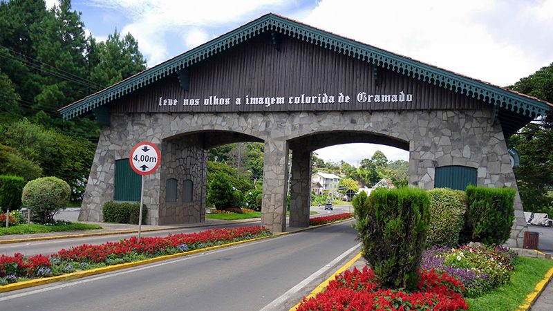 Entrada da cidade de Gramado