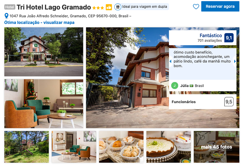 Tri Hotel Lago em Gramado